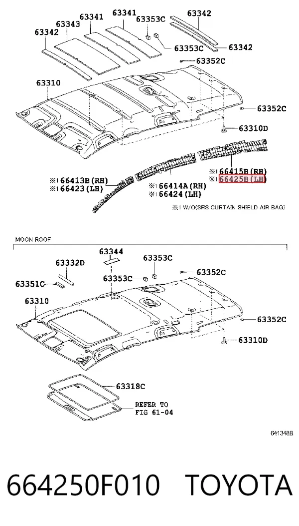  664250F010 Toyota