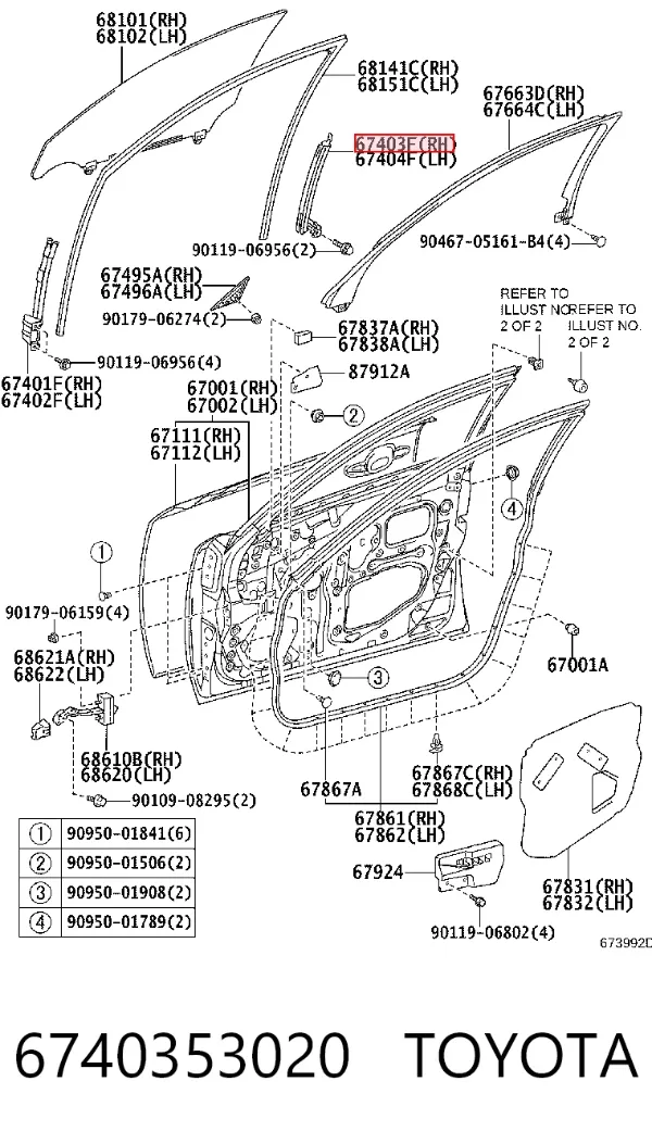  6740353020 Toyota