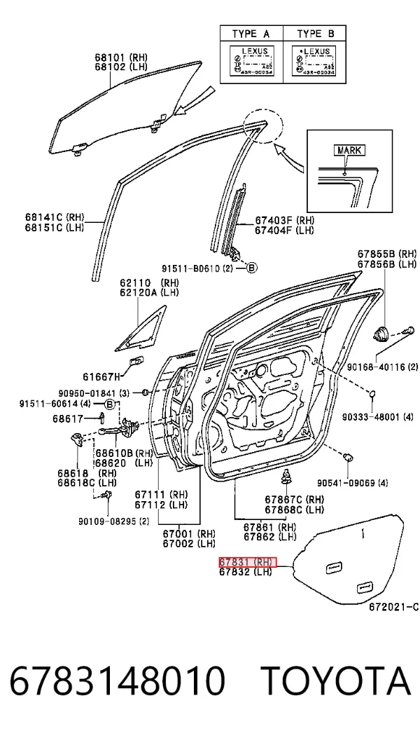  6783148010 Toyota