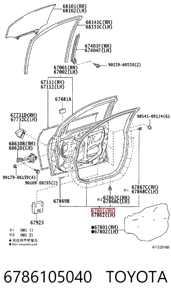  6786105040 Toyota