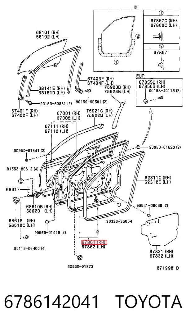  6786142041 Toyota