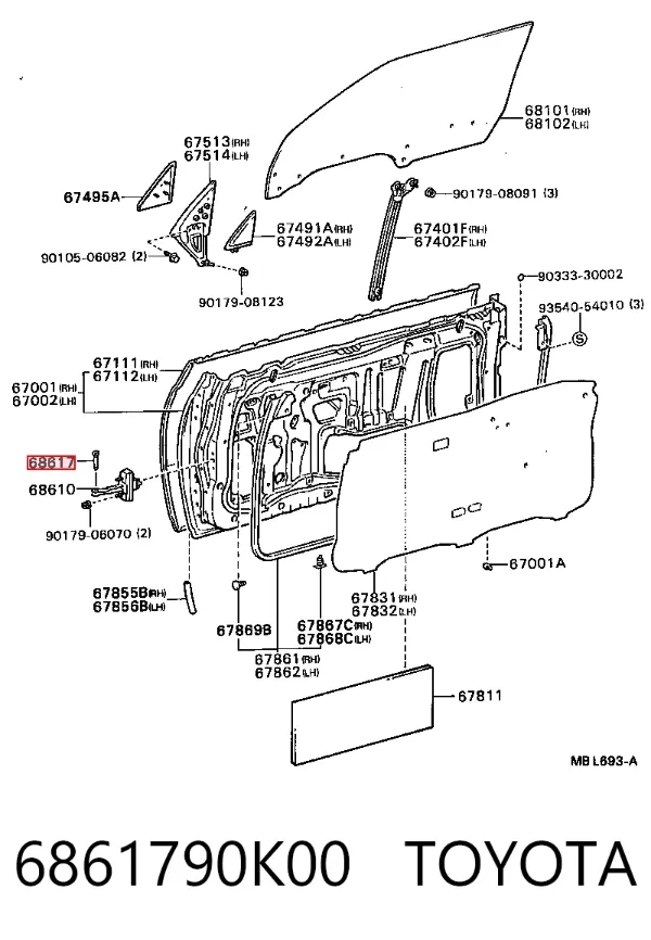  6861790K00 Toyota