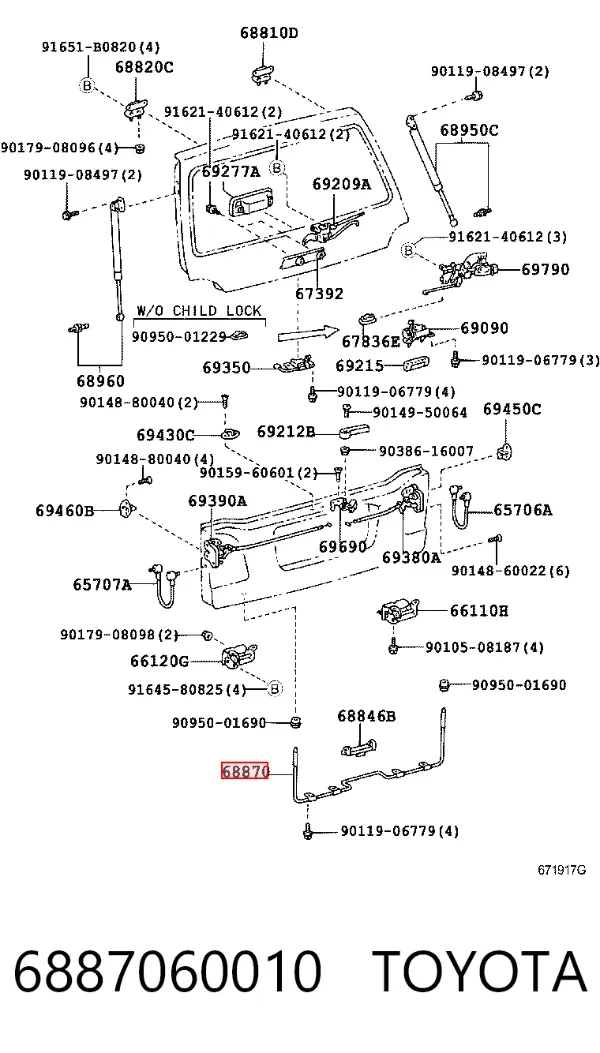  6887060010 Toyota