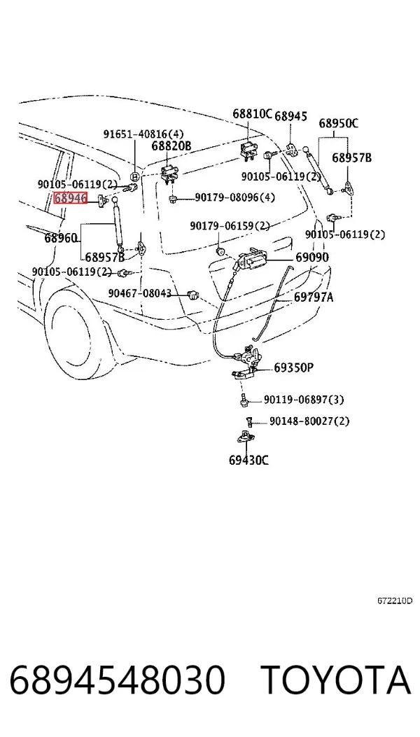  6894548030 Toyota