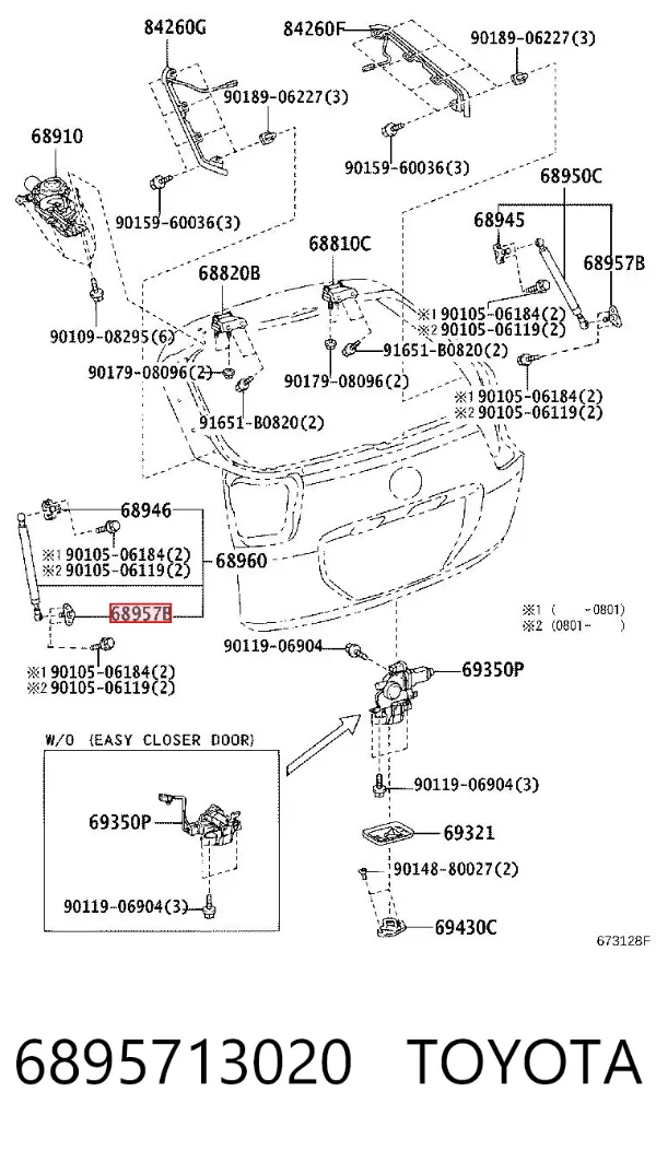  6895713020 Toyota