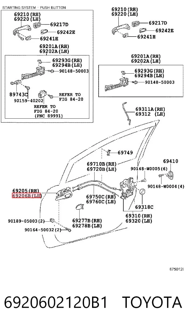  6920602120B1 Toyota
