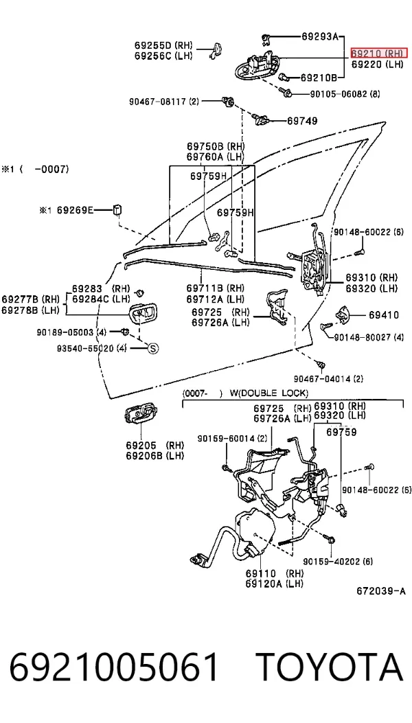  6921005061 Toyota