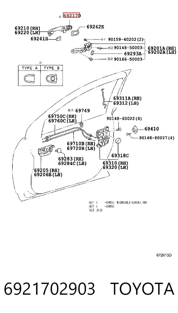  6921702903 Toyota