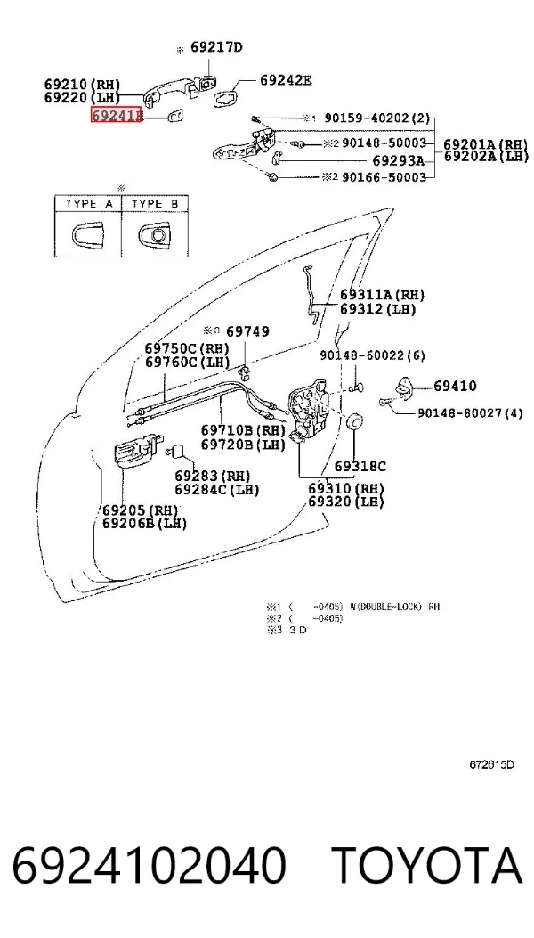  6924102040 Toyota
