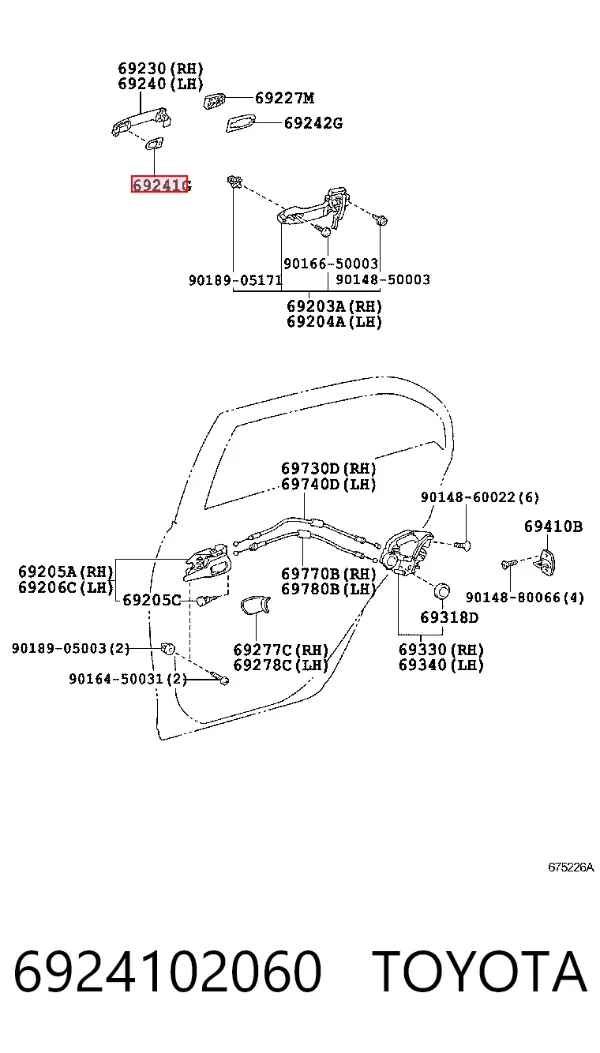  6924102060 Toyota