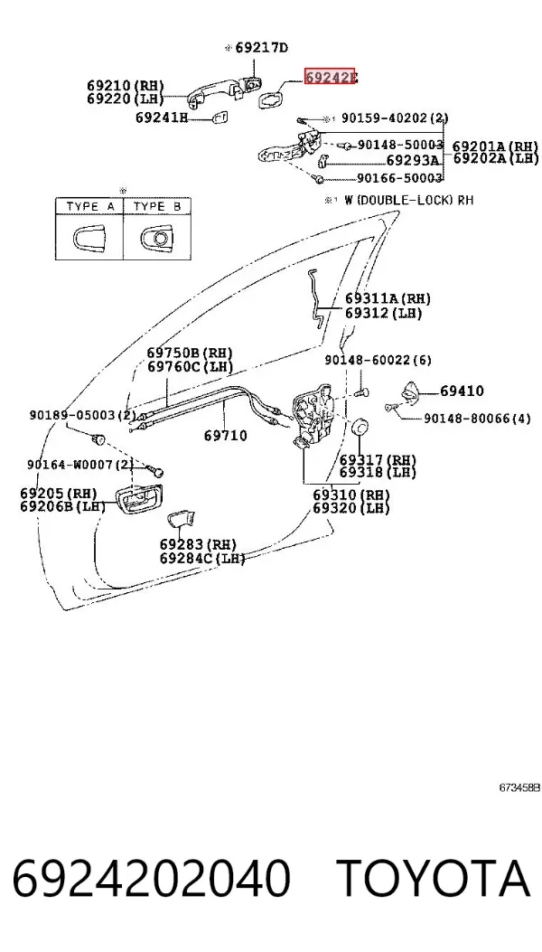  6924202040 Toyota