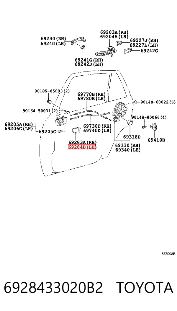  6928433020B2 Toyota