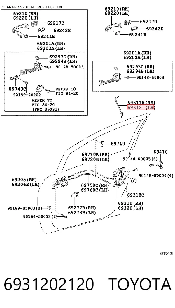  6931202120 Toyota