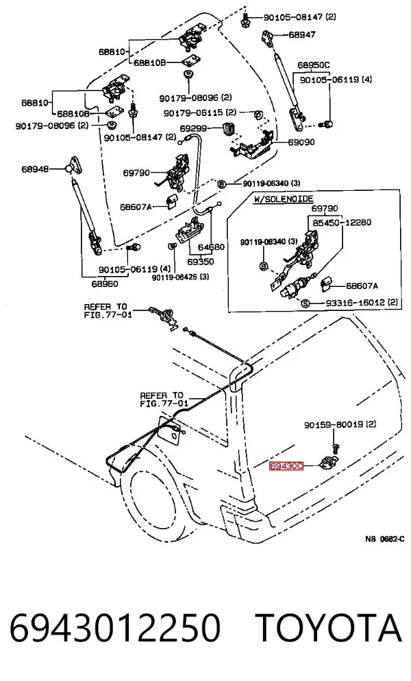  6943012250 Toyota