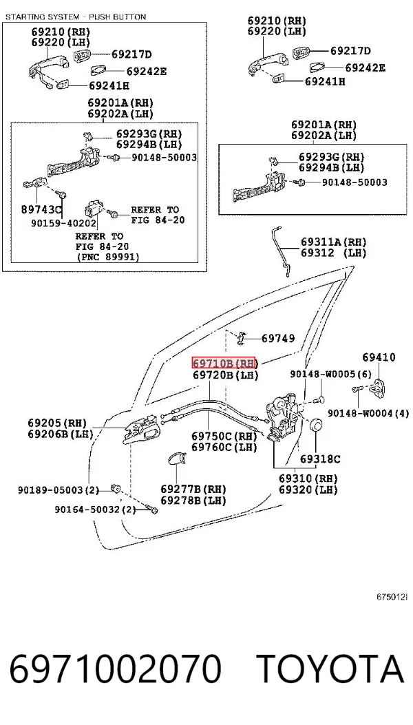  6971002070 Toyota