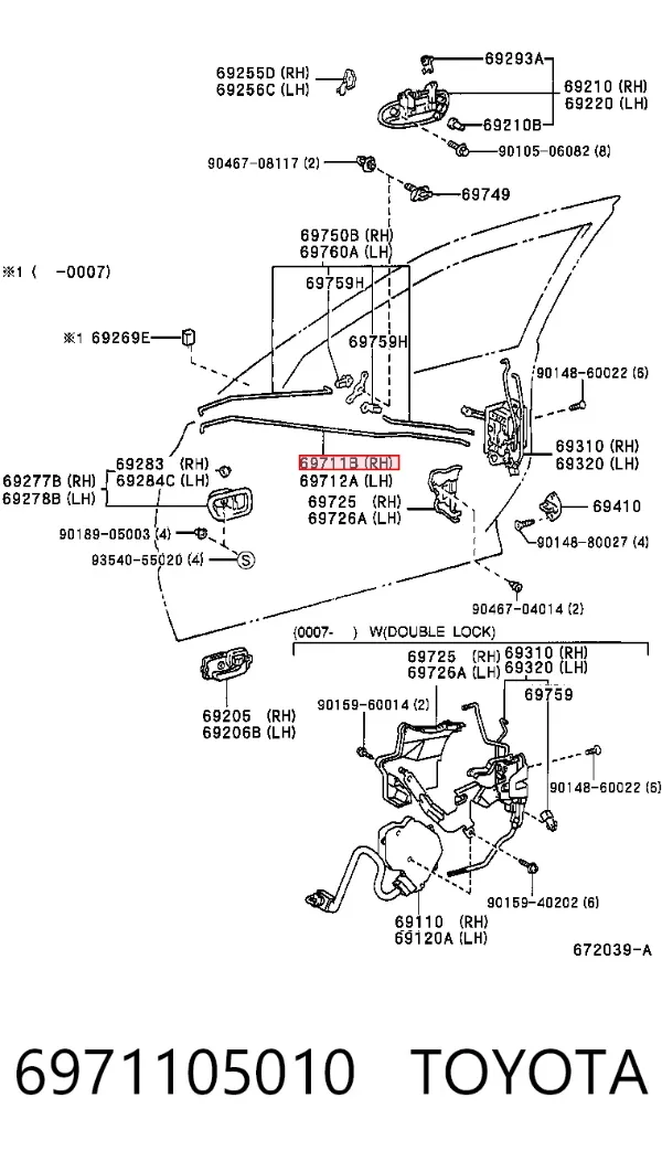  6971105010 Toyota