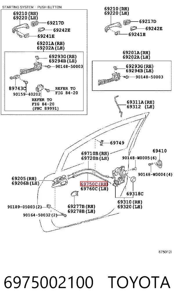  6975002100 Toyota