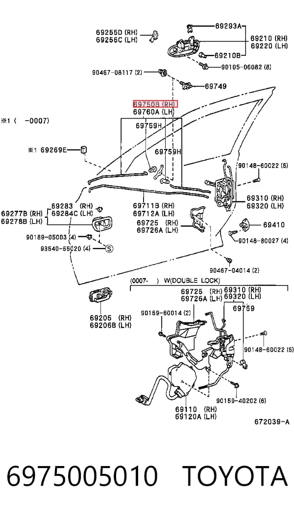  6975005010 Toyota