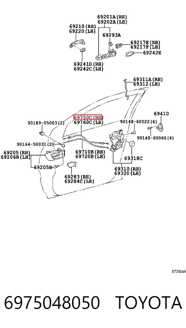  6975048050 Toyota