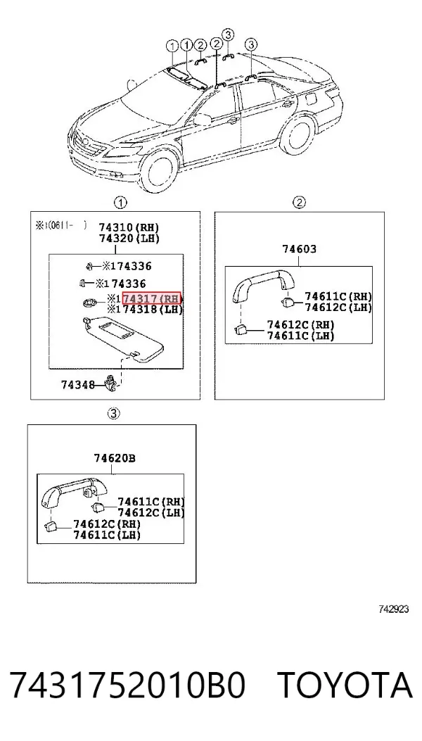  7431752010B0 Toyota