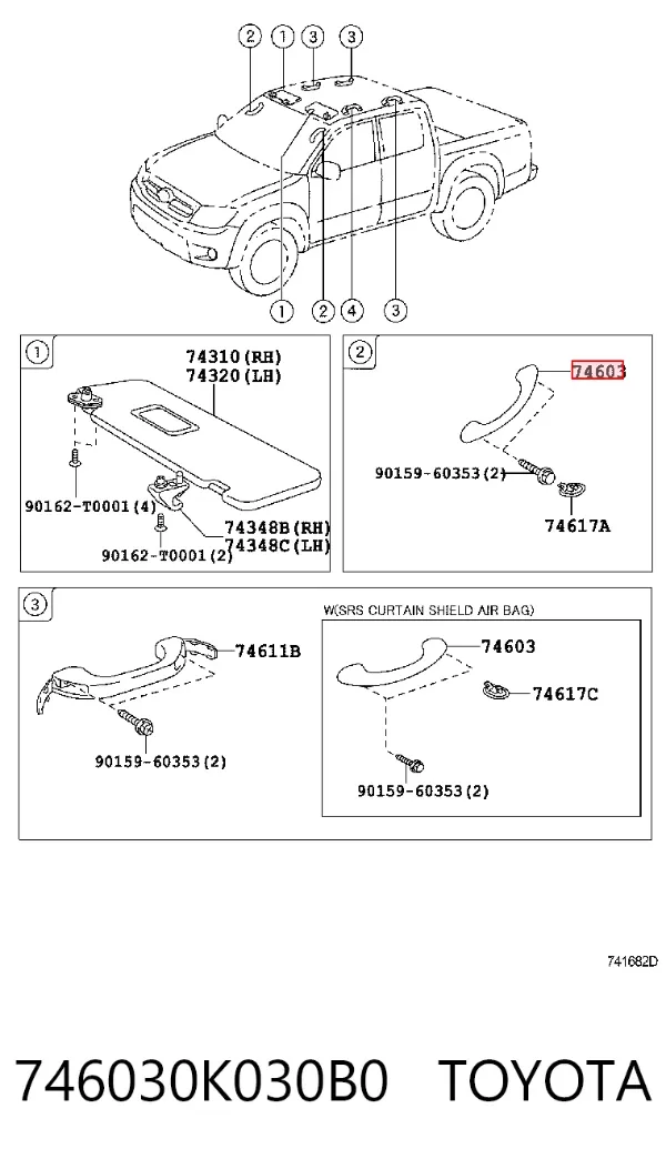  746030K030B0 Toyota