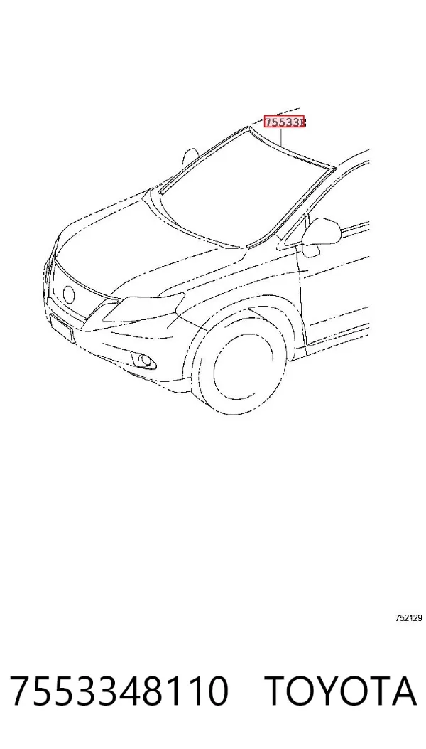 Compactador de pára-brisas Lexus RX 270/350/450H