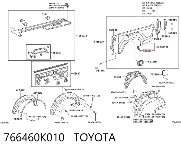  766460K010 Toyota