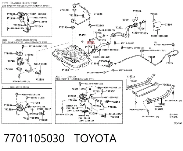  7701105030 Toyota