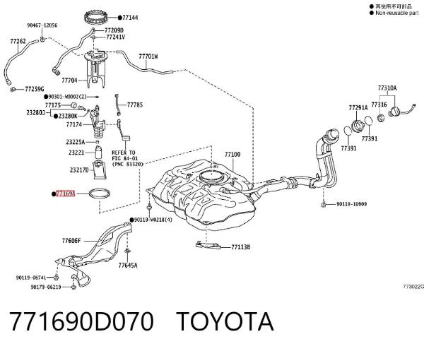  771690D070 Toyota