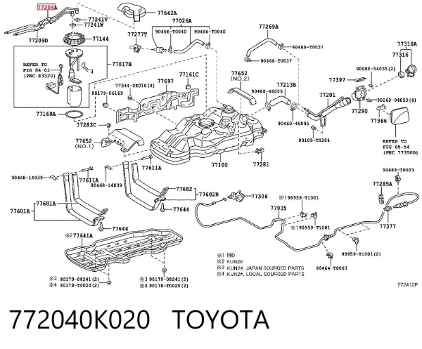  772040K020 Toyota