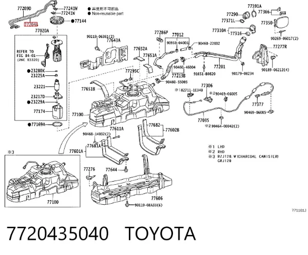  7720435040 Toyota