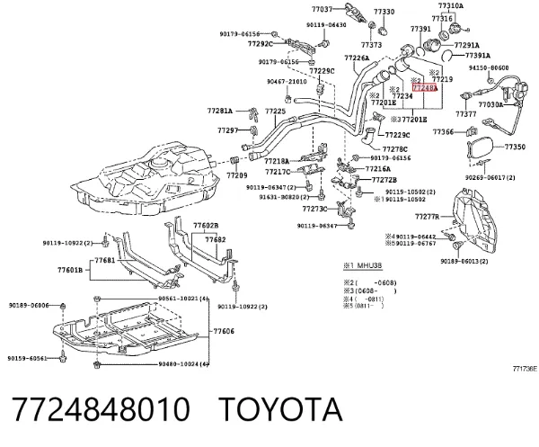  7724848010 Toyota