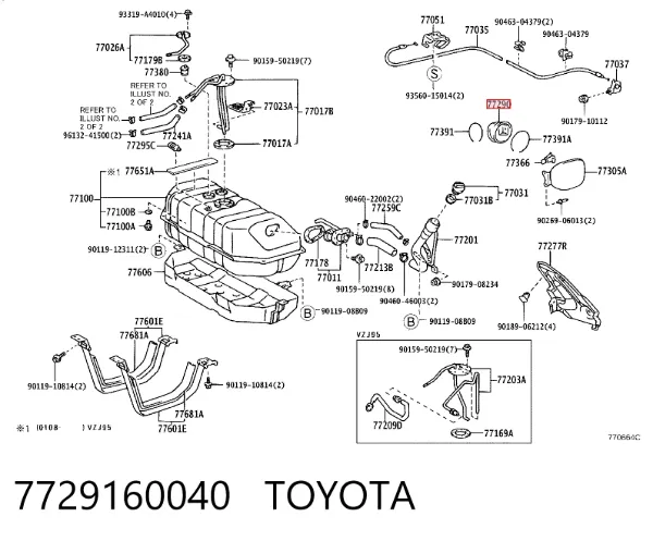  7729160040 Toyota