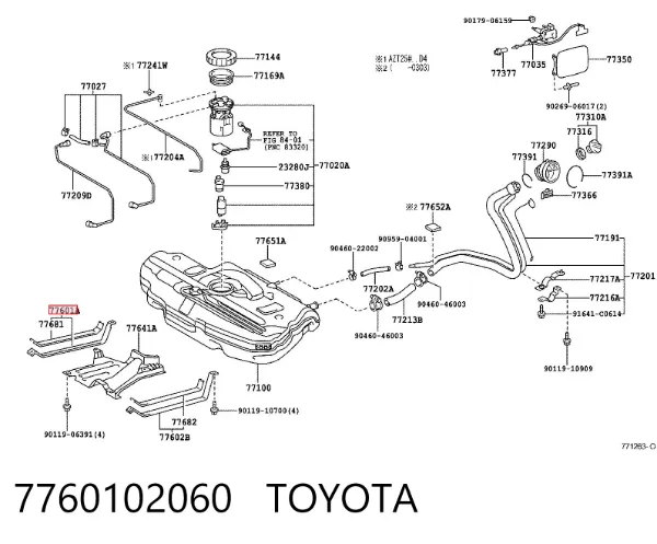  7760102060 Toyota