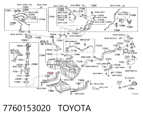  7760153020 Toyota