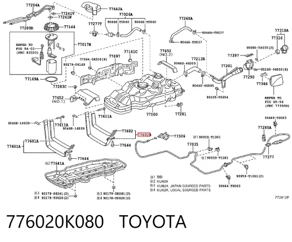  776020K080 Toyota