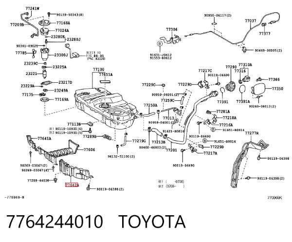  7764244010 Toyota