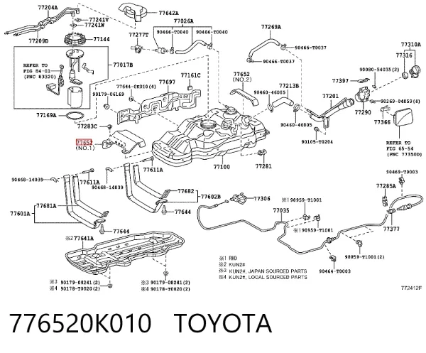  776520K010 Toyota