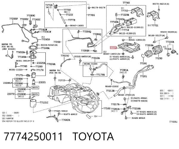  7774250011 Toyota