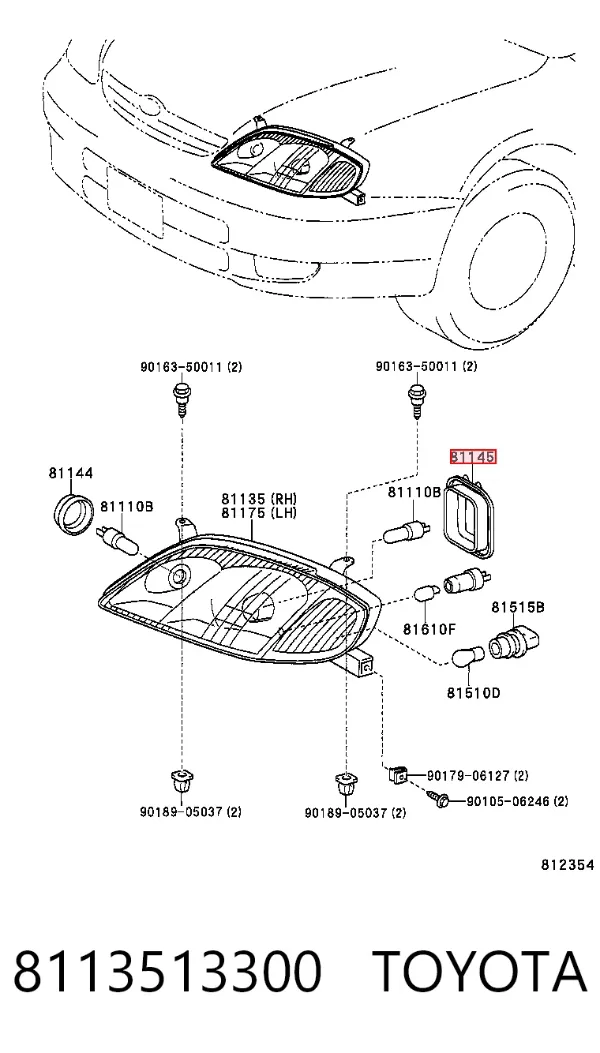  8113513300 Toyota
