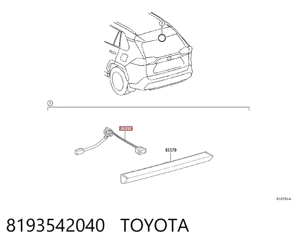  8193542040 Toyota