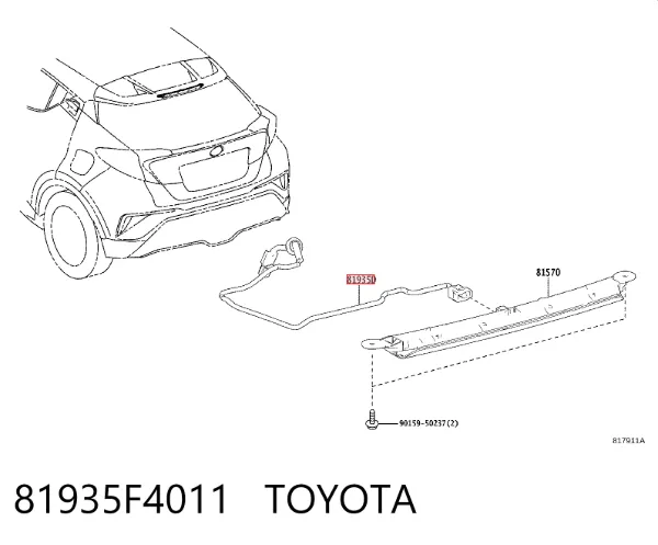  81935F4011 Toyota