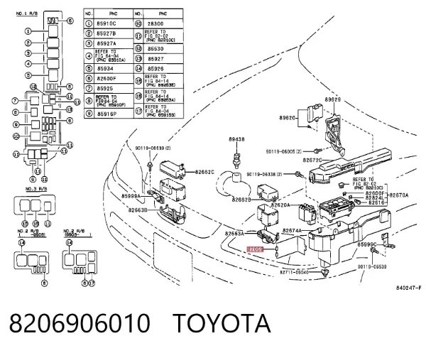  8206906010 Toyota
