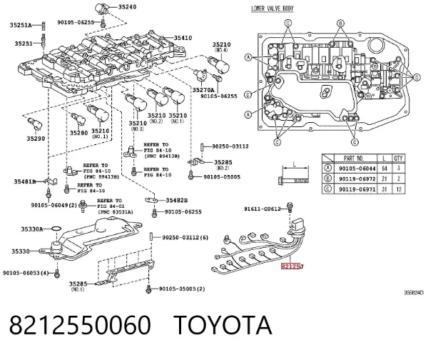  8212550060 Toyota
