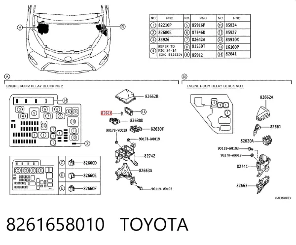  8261658010 Toyota