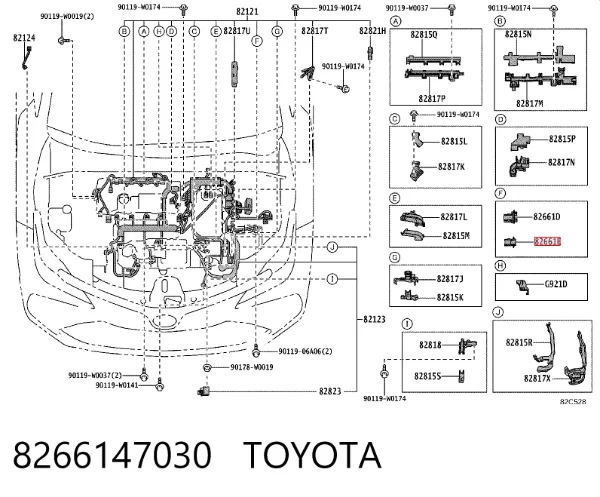 8266147030 Toyota