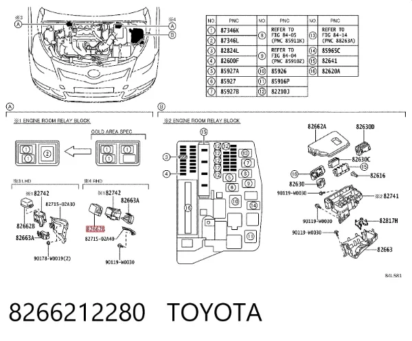  8266212280 Toyota