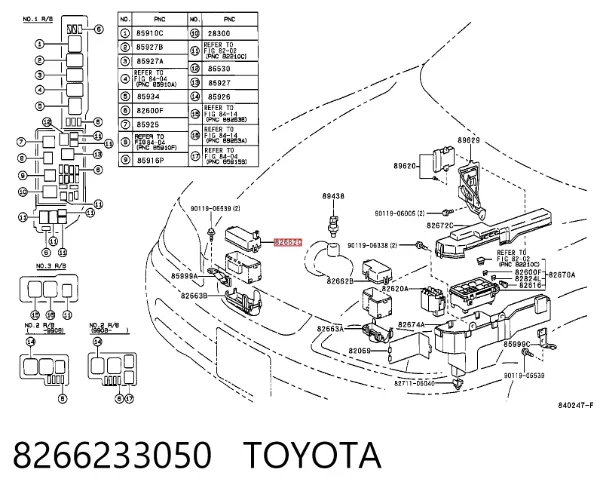  8266233050 Toyota