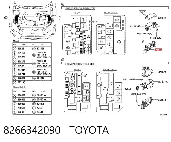  8266342090 Toyota