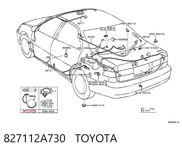  827112A730 Toyota